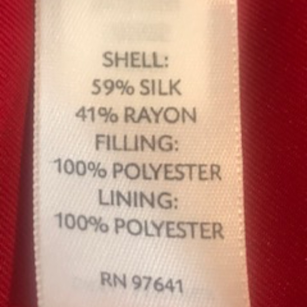 Silk Red Jacket - Picture 4 of 5